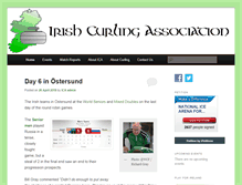 Tablet Screenshot of irish-curling.org